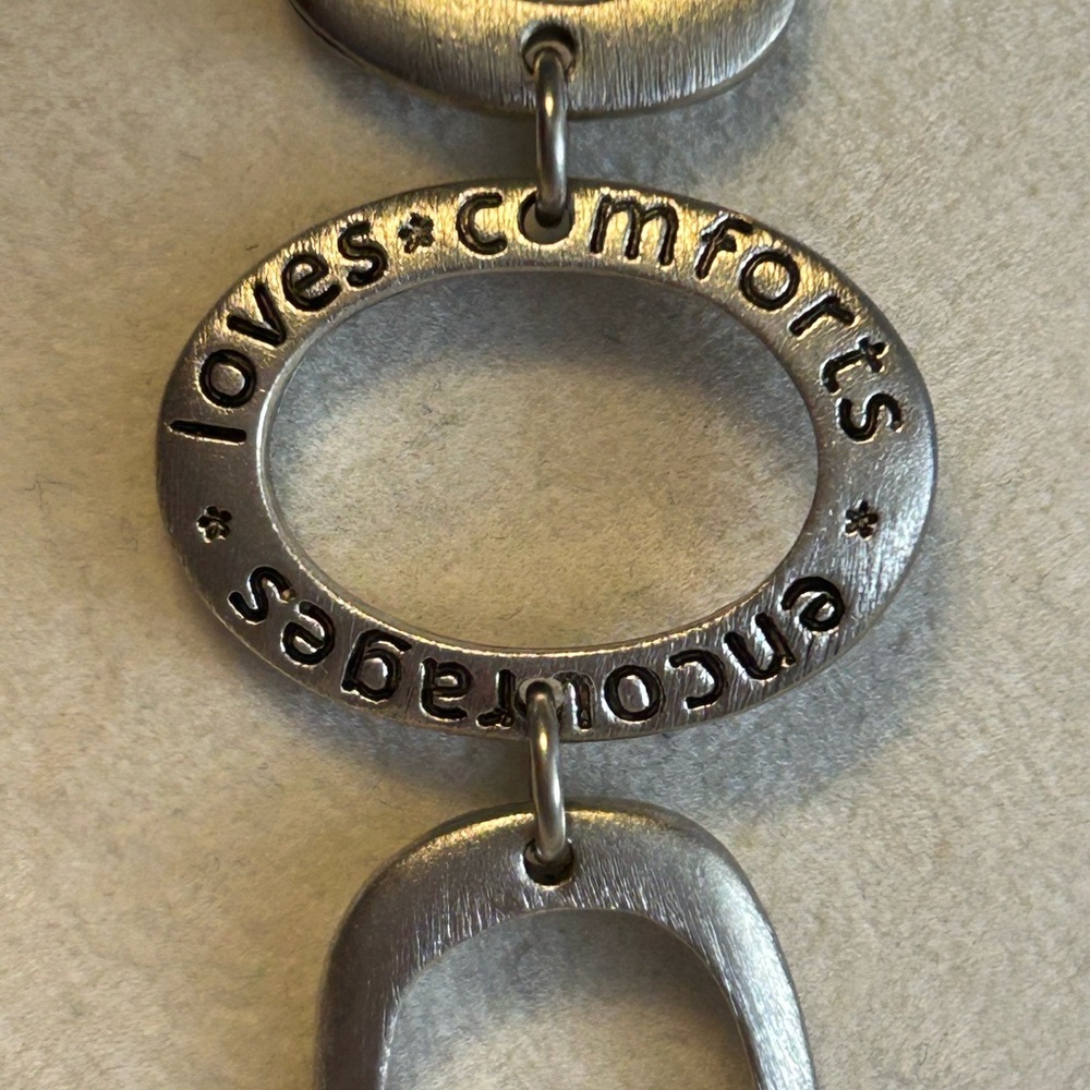 Silver Inspirational Necklace
